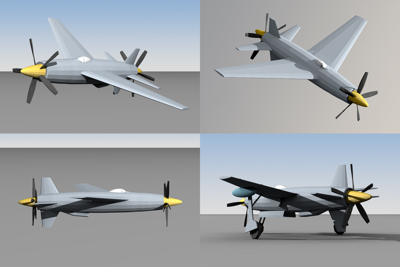 ルイジ・コラーニによるダブルワンケル機の設計 : r/WeirdWings